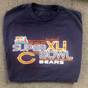 Vintage Chicago Bears Super Bowl NFL Football Tee